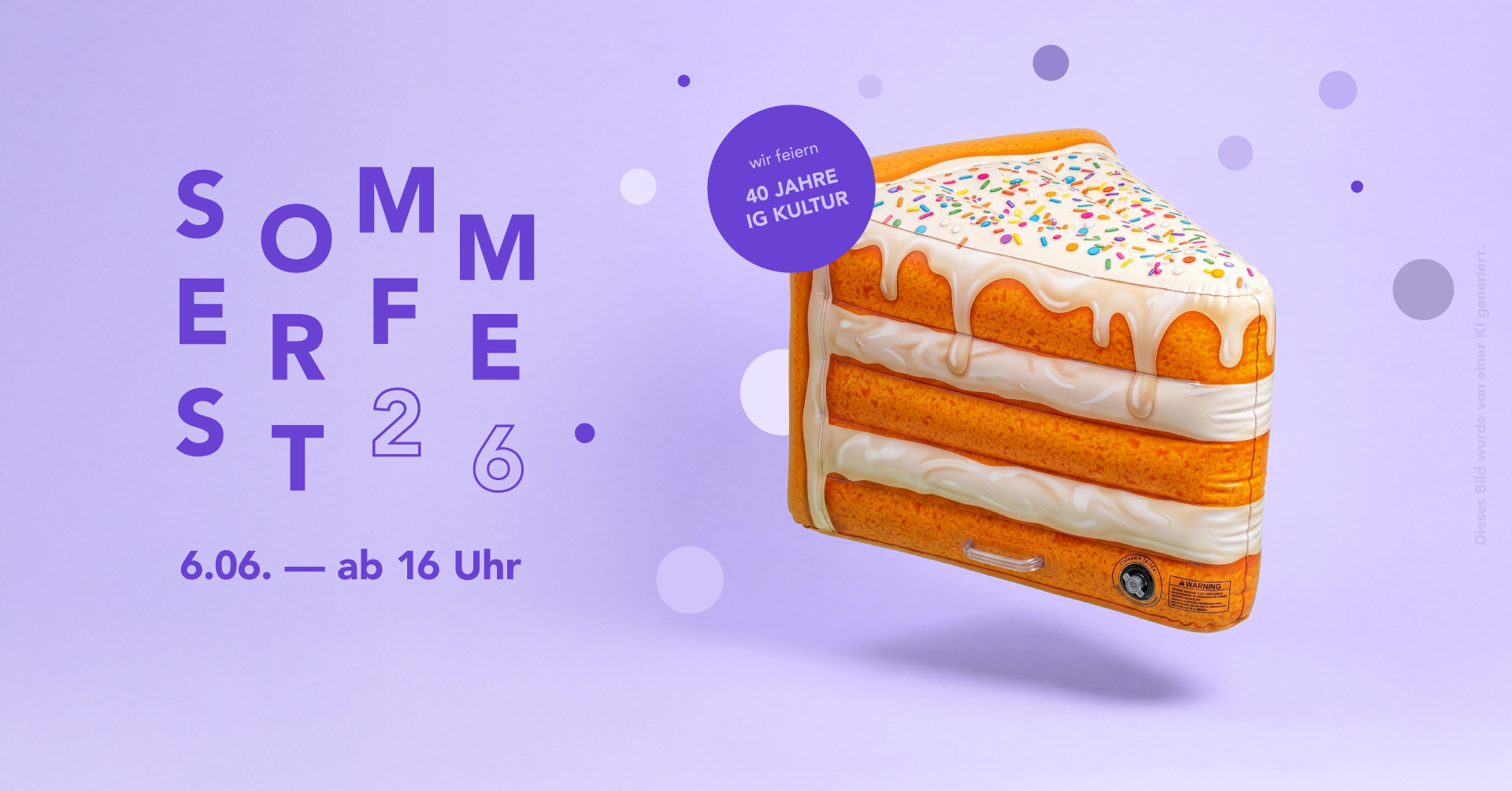 SOMMERFEST 2026 | 40 Jahre IG Kultur | Eintritt frei!